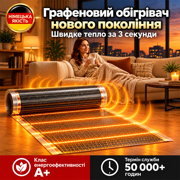 Інфрачервона нагрівальна плівка WarmFilm у рулоні